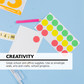 Labels-Color Coding 3/4" Round/Assorted Colors 306Pk