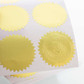 Labels-Notarial/Certificate Seal-Gold 2" 42ct.