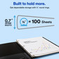Binder Avery 1/2" Black, Round Ring (ASG R1-P1)