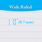 Notebook 1-Subject/Spiral Pre-Perforated 70 Sheets