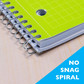 Graph Notebook-Ruled/Spiral 4-1" 100Ct.
