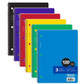 Notebook 3-Subject/Spiral Assorted Colors 120 Sheets
