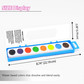 Watercolor Paint Semi Moist w/Brush 8ct.