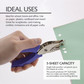 Hole Punch 1 Hole w/Cushion Grip (5 Sheets Capacity) Hole Punch 1 Hole w/Cushion Grip (5 Sheets Capacity)