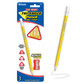 Pencil #2 Primary-The First Jumbo/Wood Tri-Angle w/Sharpener 3Pk