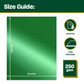 Poster Board-3 Ply 22"x 28" Metallic Green (25/Box)