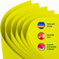 Poster Board-3 Ply 22"x 28" Fluorescent Yellow