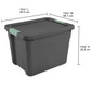 Box w/Lid 12 Gal/45 Liters (Plastic)
