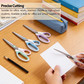 Scissors 8" Axicia Grip Multipurpose Stainless Steel/Pastel Colors
