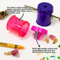 Sharpener-2 Holes/Assorted 4ct.