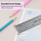 Ruler 12" Stainless Steel Ruler w/Non Skid Back