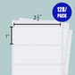 Labels-Multipurpose 2-3/4" x 1" White 128ct.