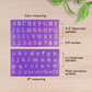 Stencil Ruler Set 20mm 2ct.