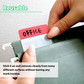 Filing Tabs Bazic Assorted Colors/Stick On (6 Sheets Per Pad) 5ct.