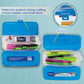 Utility Box Organizer 8" Double Deck/Bright Colors (Each)