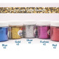 Glitter Shaker-Assorted Primary Colors 12ct.