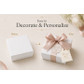 Gift Box-Gold 3.3 x 3.3 x 1.5"