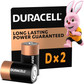 Batteries Duracell D-2ct.