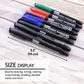 Markers Bazic Assorted Colors/Fine Tip 8ct. (Pocket Clip)