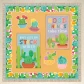 Border-Happy Cactus/Die-Cut