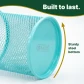 Pencil Holder Assorted Pastel Colors Mesh 4.0" x 3.5"