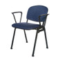 Chair WAYNEPORT Visitor TOSCA Oval Tubular Steel, Contoured Back, Stackable. High Density Foam