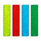 Ruler 6" Plastic/Assorted Colors