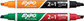 Dry Erase Markers Assorted Colors 2in1/Chisel Tip EXPO 2Pk