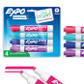 Dry Erase Expo Markers Assorted Colors/Chisel Tip 4ct. (12/48)