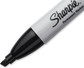 Markers Sharpie Black/Broad-Chisel Tip 2ct. (12/48)