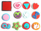 Foam Stamp Set-Fun Shapes 12ct.