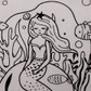 Tote Bag Coloring Kit-Mermaid
