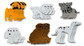 Foamy Shapes-Dogs 18ct.