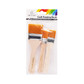 Brush Set-Natural Bristles/Assorted Sizes 3Pk