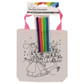 Tote Bag Coloring Kit-Princess