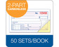 Money/Rent Receipt Book 2 Parts NCR 50 Sheets