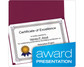 Certificate Holder-Burgundy 5Pk