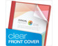 Report Cover-Clear Front Assorted Colors (25/Box)