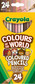 Colored Pencils 24ct. Colours of the World