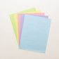 Paper Letter-Assorted Pastel Colors 25ct.