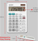 Calculator 12-Digits Twin Power Handheld  LCD (EL-334WB)