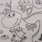 Tote Bag Coloring Kit-Dinosaur