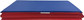 Kindermat 1" x 19" x 45"  4 Sections/Red-Blue