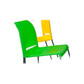 Chair PLASTIX Visitor Sturdy Round Tubular Legs