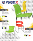 Chair PLASTIX Visitor Sturdy Round Tubular Legs
