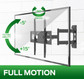 TV Wall Bracket-Full Motion Mount Size 32″-80″