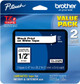 Laminated P-Touch Tape,-Black on White