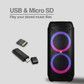 Speakers w/Led Lights-Wireless