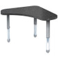 Student Desk DELTA, Single 24x36", Aero Adjustable Legs