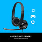 Headset Logitech H390 USB w/Noise Canceling Micro